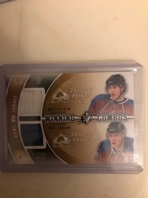2012 UPPER DECK MATT DUCHENE/PAUL STASTNY WINNING COMBOS - Image 1 of 2