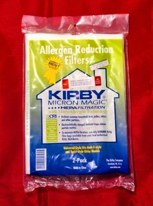 Kirby 2-Pack Allergen Reduction Filters 205811 Hepafiltration Micron Magic-NEW - Picture 1 of 3