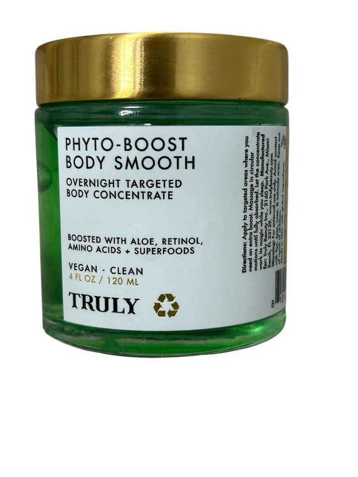 Concentrado corporal dirigido durante la noche TRULY Beauty PHYTO-BOOST BODY SMOOTH 4 OZ Foto 1 de 1