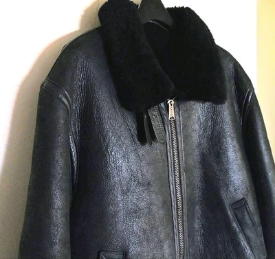 Chaqueta de piel de oveja ALPHA B3 Real Mouton usada buen estado Foto 1 de 4