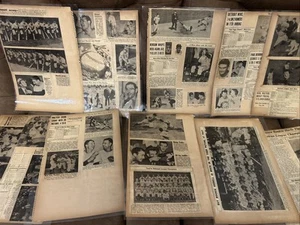 1940 World Series Detroit Tigers, Cincinnati Reds Scrapbook Pages Laminated - Picture 1 of 24