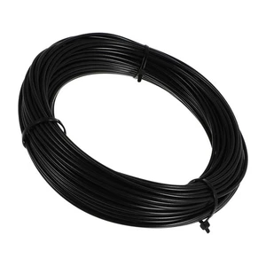  1 Roll Black Coated Stainless Steel Wire Rope Heavy Duty Cable Strand Indoor - Picture 1 of 9