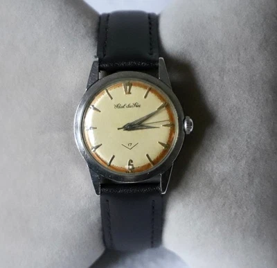 VINTAGE Paul Du Pree CROTON NIVADA GRETCHEN 17 JEWEL ETA AUTOMATIC (1950s) RUNS - Image 1 of 4