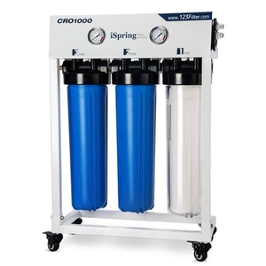 iSpring CRO1000 4-Stage Tankless Commercial Reverse Osmosis Water Filtration Sys - Picture 1 of 7