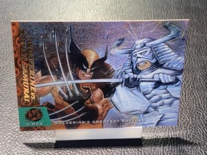 Wolverine vs Silver Samurai #143 Fleer Ultra X-Men 1994 Trading Card - Picture 1 of 2