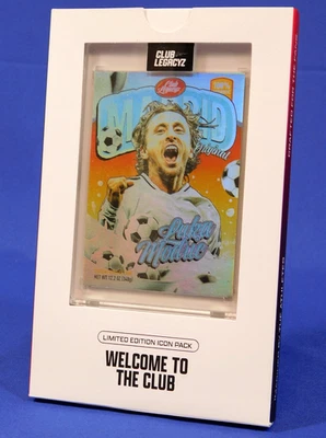 CLUB LEGACYZ SOCCER LUKA MODRIC CARD CAPTAIN CRUNCH TIME ICONIC ED. 0/10 - Image 1 of 3