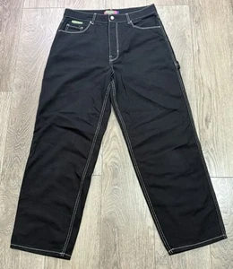 Empyre Tori Carpenter Jeans Black Relax Loose Fit Women's Size 14 Hip Hop - Picture 1 of 9