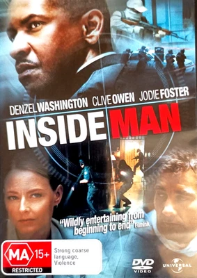 Inside Man : Denzel Washington : NEW DVD: Region 4 - image 1 of 2