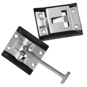 Entry Door Holder T-style Catch Stainless Steel Air Hook Travel Trailer Stop - Picture 1 of 12