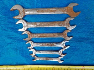 6 Britool 6J BSF & BSW Spanners 1/8W - 1/2W - Picture 1 of 2