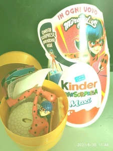 sorpresa Kinder gransorpresa maxi pasqua 2021 Miraculous Ladybug nuovo !! - Foto 1 di 1