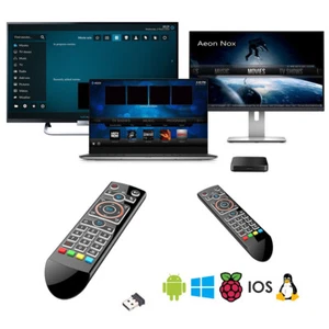 Q2 Smart Air Mouse 2.4GHz RF Remote Control for Android TV Box (Backlit) - Picture 1 of 12