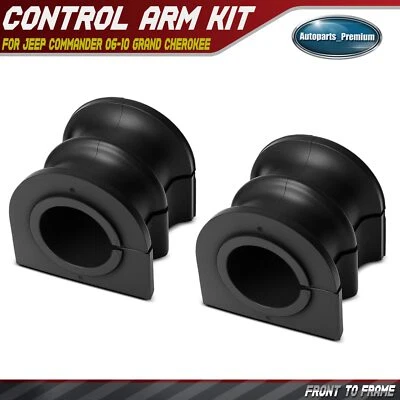 Kit de buje de barra estabilizadora delantera al marco de 2 piezas para Jeep Commander 06-10 Grand Cherokee Foto 1 de 4