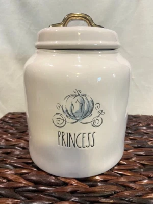 Tarro de galletas Disney Rae Dunn Cenicienta carro calabaza bote nuevo Foto 1 de 2