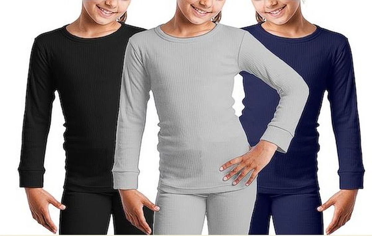 Thermajohn Thermounterwäsche Set Für Jungen – Langarm Shirt & Lange Hose, Warm & Atmungsaktiv