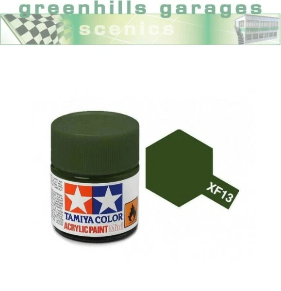 Botella de pintura acrílica Greenhills Tamiya de 10 ml - J.A Green XF-13 - C570 Foto 1 de 1