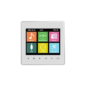 Amplificador de pared Bluetooth de 2,8 pulgadas pantalla táctil mini amplificador estéreo sonido de cine en casa - Imagen 1 de 18