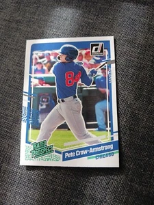 2023 Panini Donruss Rated Prospect Base #60 Pete Crow-Armstrong Chicago Cubs - Picture 1 of 2