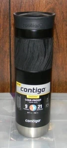Contigo 24 oz. Byron 2.0 - Taza de viaje de acero inoxidable con aislamiento SnapSeal - negra - Imagen 1 de 5