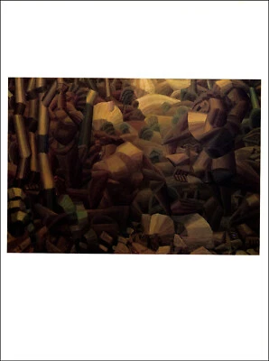 Plato de bellas artes Fernand Leger 1976 estampado vintage desnudos en el bosque 1909 Foto 1 de 3