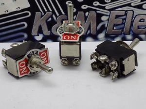 1x Ein/Aus 15A 125VAC, 10A 250VAC 3 Positionen Kippschalter 6 Schraubklemmen - Bild 1 von 3
