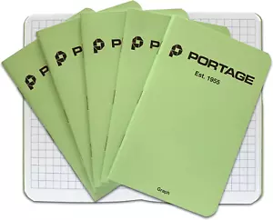 Small Graph Notebook- Notepad for Field Notes, Green Graph Small Sketch Book, - Picture 1 of 12