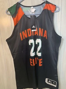 Canotta maglia uomo Indiana Elite AAU B-Ball Adidas Medium nera nuova etichette - Foto 1 di 9