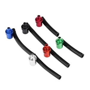 6x Motorcycle Gas CAPs VENT Tank Fuel Air Breather Valve Hose Tube Dirt Bike √ - Picture 1 of 14