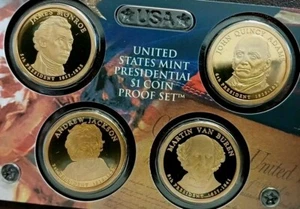 Lote de dólares President 2008 S Proof y certificado de autenticidad (sin caja ni cápsula) ~ ¡Envío gratuito! - Imagen 1 de 9