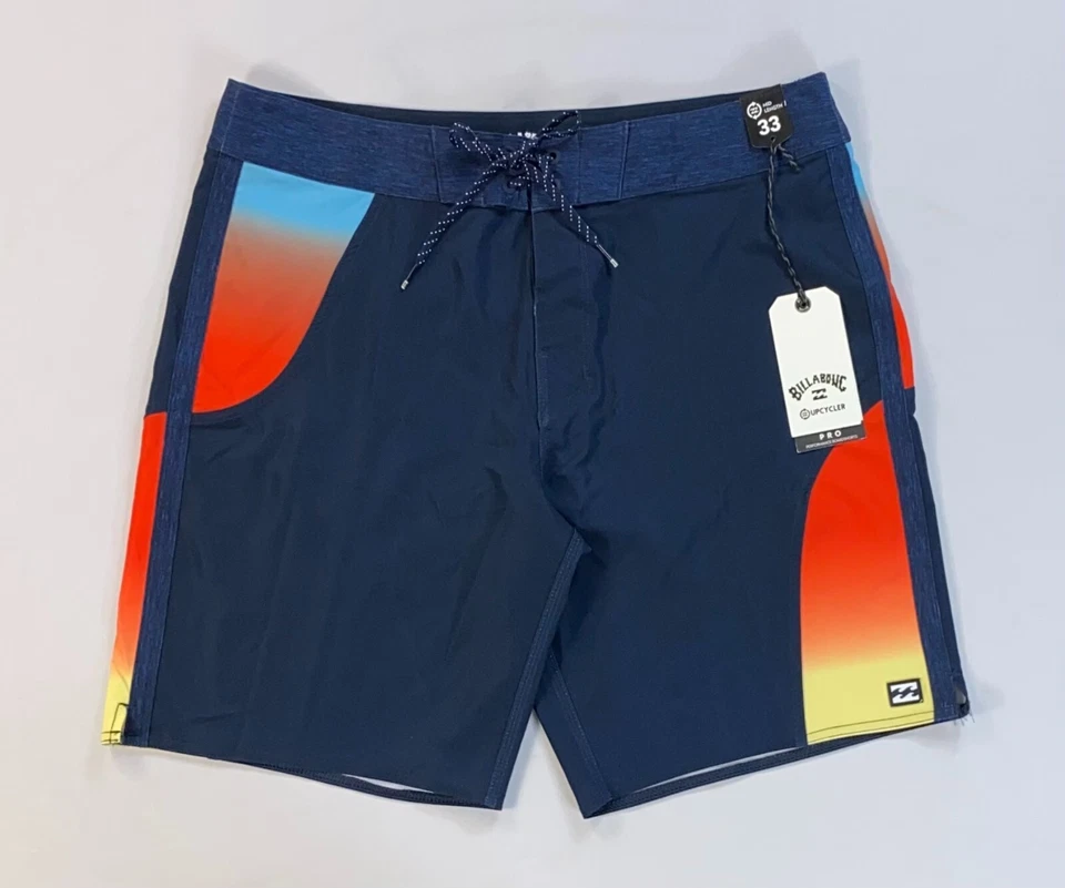 Pantalones cortos de natación profesionales Billabong de longitud media con cilindros ascendentes para hombre NUEVO Foto 1 de 1