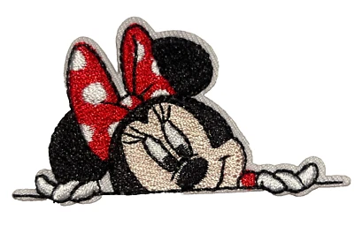 MINNIE MOUSE - Larger Size - Embroidered Iron-On/Sew Patch - Image 1 of 2