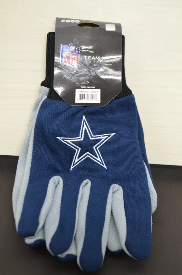 Forever Collectibles 74203 Dallas Cowboys Colored Palm Sport Utility Gloves