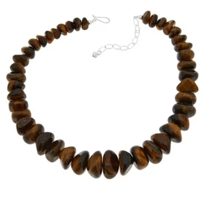 Jay King Sterling Silver Tiger's Eye Quartz Necklace. 18" - Picture 1 of 4