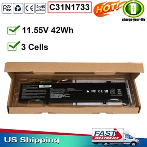 ✅ NEW C31N1733 Battery For ASUS VivoBook Flip 14 TP412F TP412FA TP412U TP412UA - Picture 1 of 16