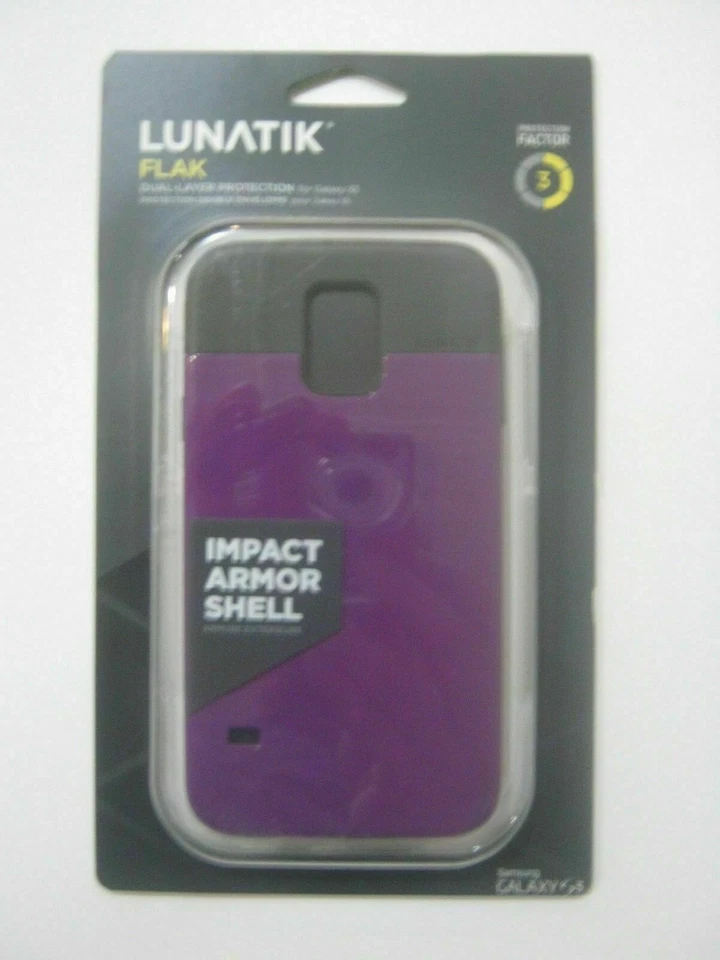 LUNATIK FLAK: Funda para Celulares Samsung Galaxy S 5 - Púrpura Foto 1 de 1