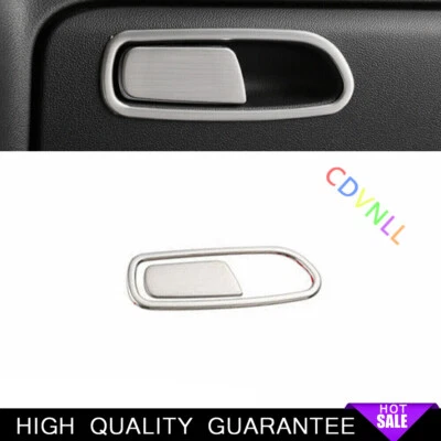 Co-Pilot Storage Box Handle Bowl Trim For Audi A4 A5 2009-2016 Silver Steels - Image 1 of 4