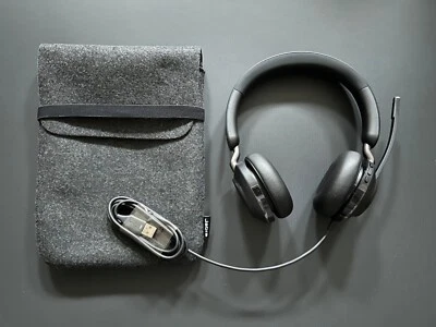 JABRA Evolve2 40 Stereo Corded Headset (MS Teams, USB-A) - New Without Packaging - Image 1 of 2