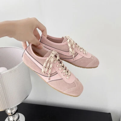 DRIESvan NOTEN Leather Retro Dexun Shoes Lace-up Flat Sneakers Casual Shoes - Image 1 of 4