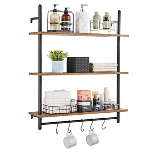 VEVOR Estantería Industrial para Tuberías de 3 Niveles 800 x 245 x 965 mm Negro - Imagen 1 de 12