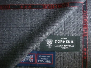 DORMEUIL 67% WOOL & 33% SILK JACKETING/SUITING FABRIC "Dorsilk Red" 2.0 m. - Picture 1 of 12