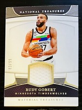 2022-23 NBA National Treasures Rudy Gobert Material Treasures Patch 83/99! 🔥 