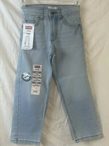Wrangler Boys Jeans Regular Light Denim Size 6 Slim 5 Star Premium - Picture 1 of 3