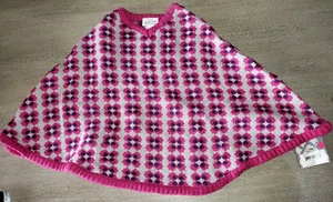 girls NEW NWT 5 YEAR purple gray PONCHO KNIT little maven TORI SPELLING CUTE! - Picture 1 of 1