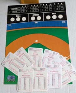 APBA HOF Group 10 Ted Williams Cy Young Walsh Wagner Singles Released 1994