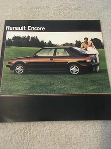 1985 Renault Encore Showroom Brochure - Picture 1 of 1