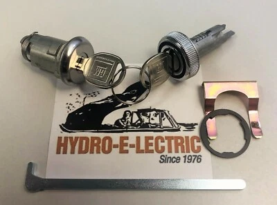 NEW 1968-1974 Buick Skylark & GS  Glove box & Trunk Lock Set- Original GM keys - Image 1 of 3