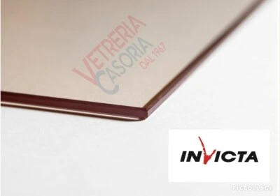 Vetro CERAMICO x stufa a legna( INVICTA DOUZY ) 32,6cm x 22,8 cm spessore 4mm - Immagine 1 di 2