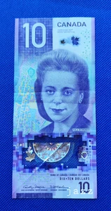 2018 Canada Banknote $10 Ten Dollar Polymer P113c Rogers/Macklem #FFL0938777 - Picture 1 of 2