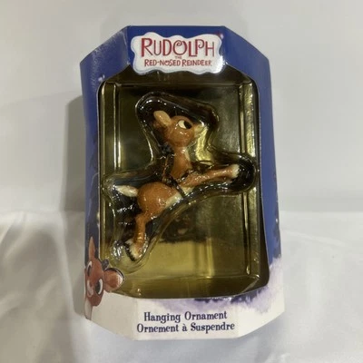 NUEVO 1992 Rudolph el reno nariz roja Rudolph Enesco adorno colgante #102052 Foto 1 de 4