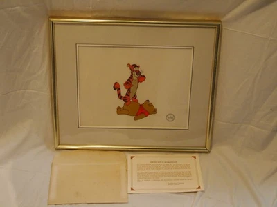 Celda serigráfica original Walt Disney Winnie Pooh & Tigger LE 2500 LINDA Y RARA Foto 1 de 4